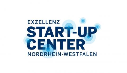 Logo of the Exzellenz Start-up Center.NRW