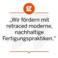 "Wir fördern mit retraced moderne, nachhaltige Fertigungspraktiken.“, Philipp Mayer, Lukas Pünder (retraced)